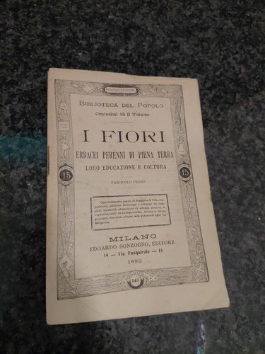 Fiori erbacei perenni di - i,